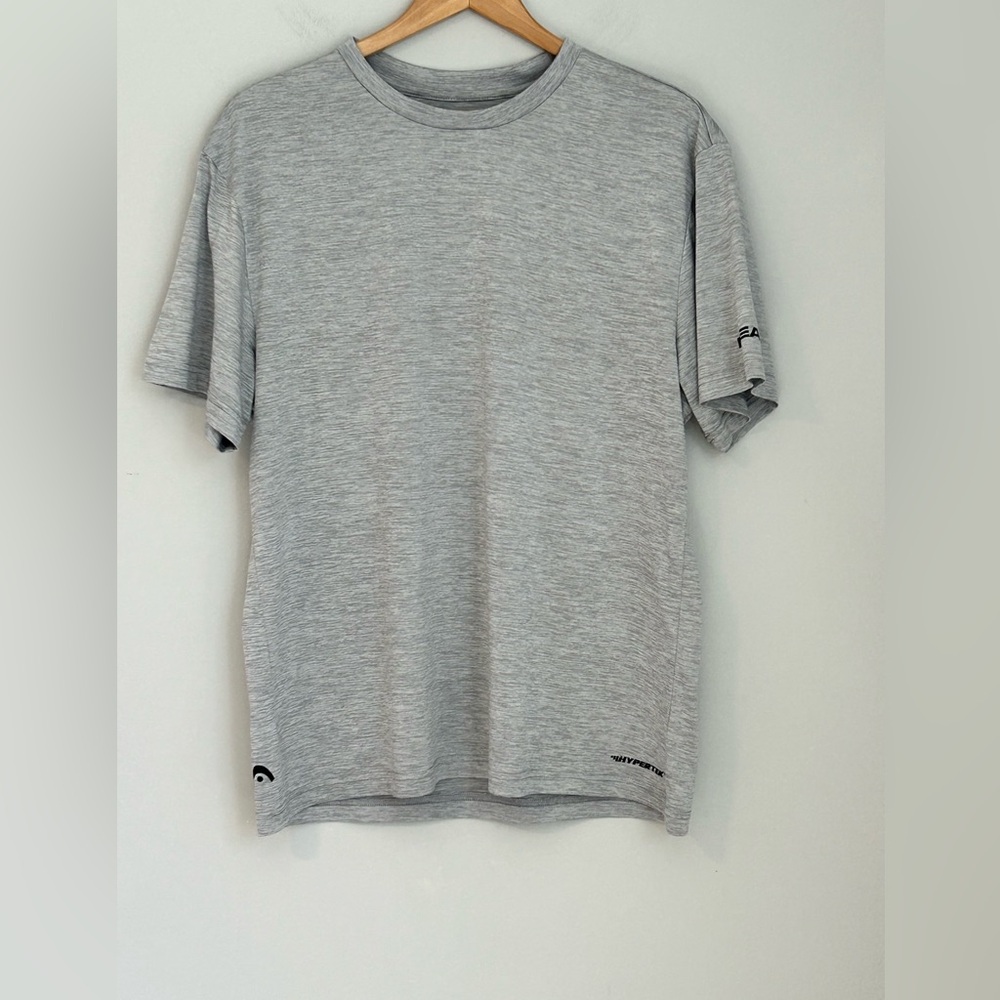 HEAD Hypertek Gray Performance T-Shirt Men’s Size L